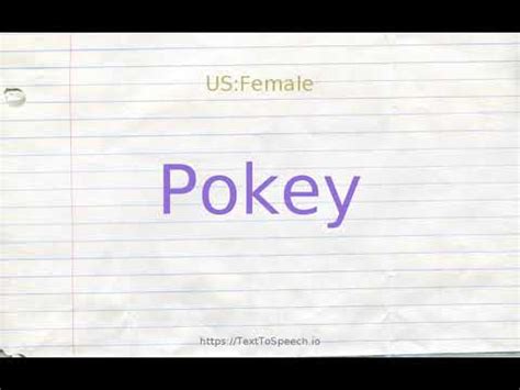 define pokies|how to pronounce pokey.